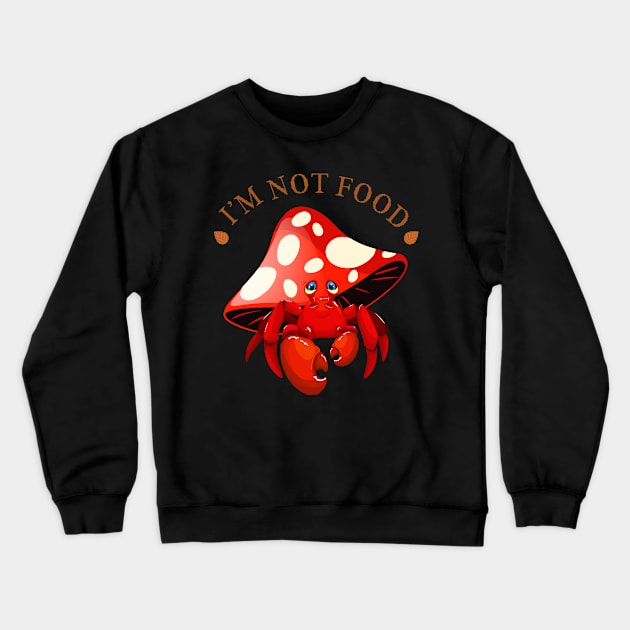 mushroom red Crewneck Sweatshirt by RedLineStore